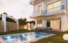 Новая вилла с бассейном, балконом и террасой, 7 минут до пляжа, Сиде, Турция за $554 000