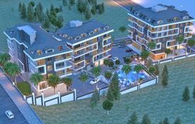 Новый пентхаус в малоэтажной резиденции с бассейном, садом и аквапарком, недалеко от пляжа, в центре Аланьи, Турция за $489 000