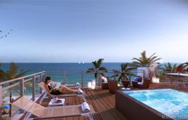 Современная трехэтажная вилла с бассейном, гаражом, террасой и видом на океан, Холливуд, США за $1 649 000