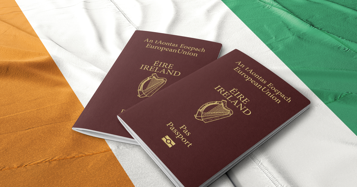 Паспорт ирландии фото