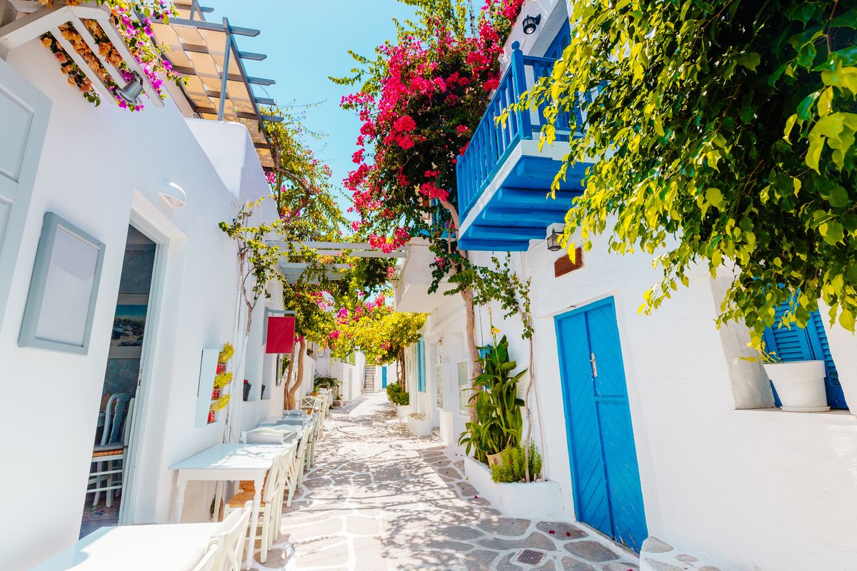 греция улочки красивые