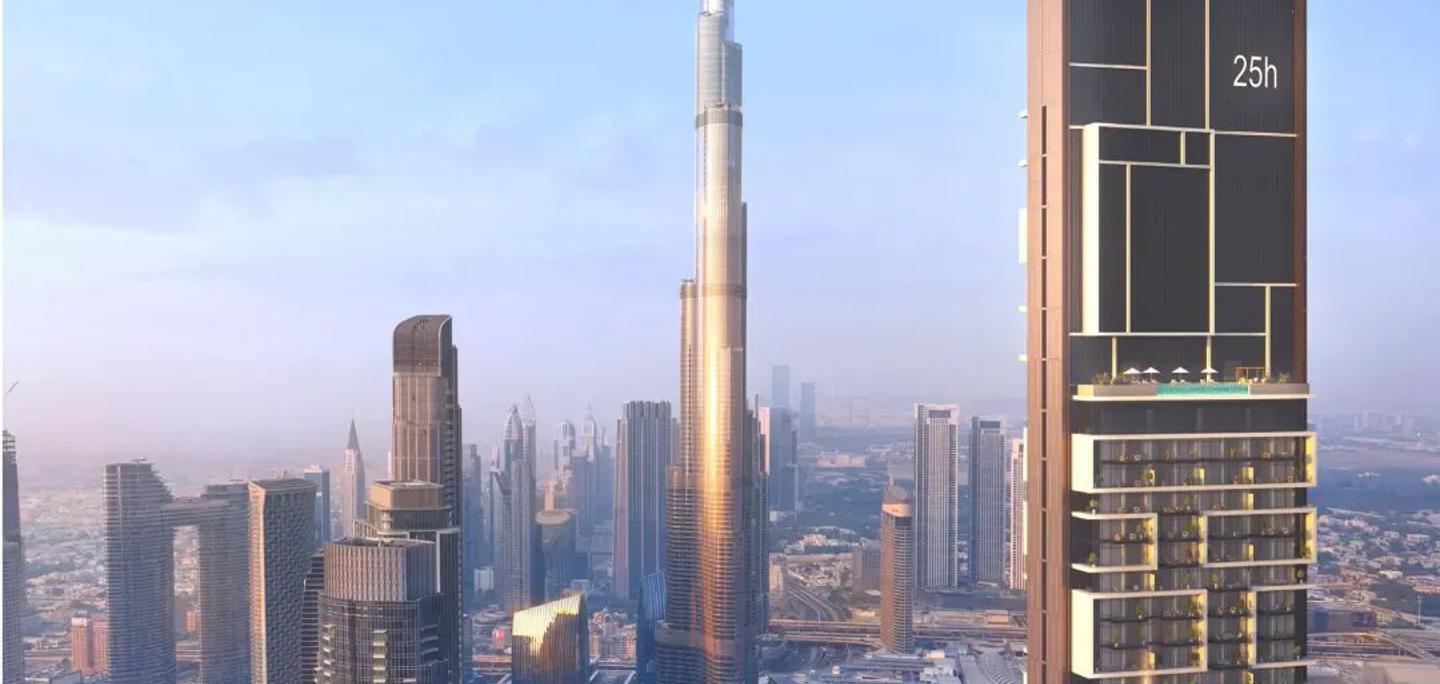 Квартиры в брендированной резиденции отеля 25hours с видом на Burj Khalifa
