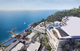 Высококачественные апартаменты с панорамным видом на море в новой резиденции с собственным пляжем и спа, Бодрум, Турция за $4 242 000