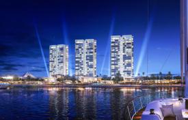 Современные апартаменты с балконом и видом на море в новом жилом комплексе с бассейном, недалеко от пляжа, Хадера, Израиль за $518 000