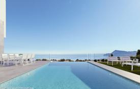 Новая трёхуровневая вилла с бассейном, гаражом, видом на море и горы в Альтее, Аликанте, Испания за 1 913 000 €