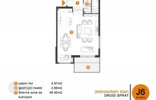 1-комнатная квартира 82 м² в Доньа Ластве за 410 000 €