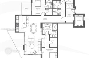3-комнатная квартира в кондо 195 м² в Коллинз-авеню за $2 485 000