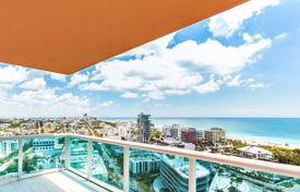 Стильные апартаменты с видом на океан в резиденции на первой линии от пляжа, Майами-Бич, Флорида, США за $3 500 000