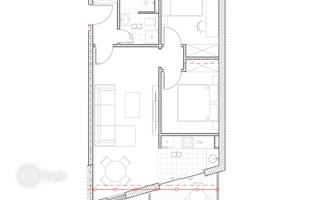 2-комнатная квартира 56 м² в городе Будва за 212 000 €