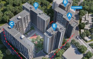 2-комнатная квартира 51 м² на улице Крцаниси за $125 000