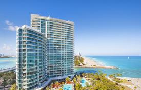 Уютная квартира с видом на океан в резиденции на первой линии от пляжа, Бал Харбор, Флорида, США за $965 000