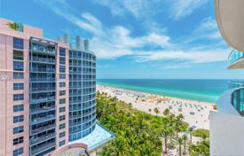 Стильные апартаменты с видом на океан в резиденции на первой линии от пляжа, Майами-Бич, Флорида, США за $1 875 000