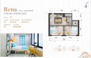 2-комнатная квартира 48 м² в Дананге за $130 000