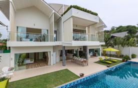 Меблированная вилла с террасами и бассейном, в резиденции рядом с пляжем, Самуи, Таиланд за $5 100 в неделю