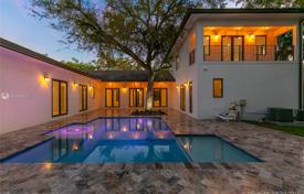 Новая вилла с бассейном, гаражом и террасой, Корал Гейблс, США за $1 949 000