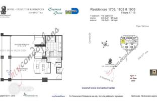 1-комнатная квартира в кондо 87 м² в Майами за $800 000