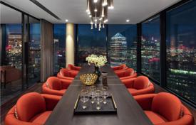 Апартаменты в новой резиденции с бассейном, ресторанами и панорамным видом на город, в самом центре Канэри-Уорф, Лондон, Великобритания за 1 043 000 €