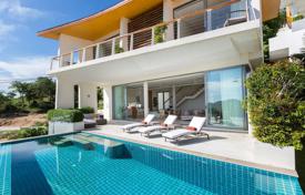 Трёхэтажная вилла с бассейном и красивым видом на море, район Плай Лаем, Самуи, Таиланд за $688 000
