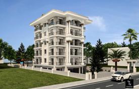 Новые квартиры с живописным видом в резиденции с бассейном и садом, в 100 метрах от моря, Аланья, Турция за $139 000