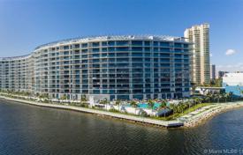 Комфортабельные апартаменты с бассейном на крыше, террасой и видом на океан в здании с фитнес-центром, Авентура, США за $1 436 000