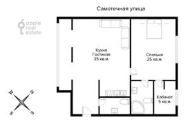 2-комнатная квартира 66 м² в Москве, Россия за $440 в неделю