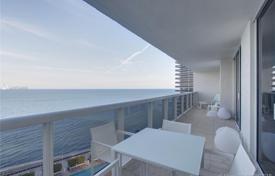 Светлые апартаменты с видом на океан в резиденции на первой линии от набережной, Халландейл Бич, Флорида, США за $860 000