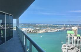 Стильная квартира с видом на бухту в резиденции на первой линии от пляжа, Майми, Флорида, США за $1 599 000