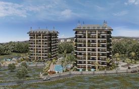 Квартира 1+1. 2+1, 3+1 в строящемся комплексе концепции отеля 5*, с 0% рассрочкой до 15.04.2024 года, 1300 метров от моря, Авсаллар — Алания за $109 000
