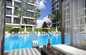 Новые квартиры в резиденции с тремя бассейнами и теннисным кортом, в 150 метрах от моря, Аланья, Турция за $247 000