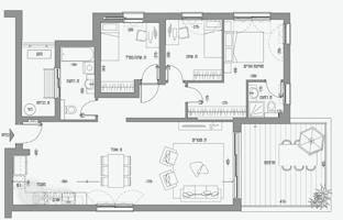 3-комнатная квартира 84 м² в Нетании за $982 000