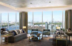 Меблированная трехкомнатная квартира на берегу Темзы в Канэри-Уорф, Лондон, Великобритания за 851 000 €