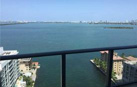 Двухкомнатные апартаменты с видом на океан в новостройке с бассейном и фитнес центром, в двух шагах от пляжа, Эджуотер, Майами за 491 000 €