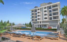 Элитные апартаменты в новой закрытой резиденции с бассейном, в 200 метрах от моря, Аланья, Турция за $109 000