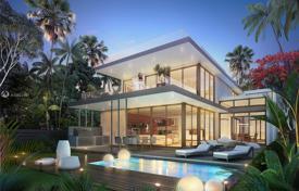 Новая двухэтажная вилла с частным бассейном, гаражом и террасой, Майами, США за $4 599 000