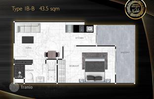 1-комнатная квартира 44 м² в Паттайе за $203 000