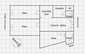 3-комнатная квартира 84 м² в Праге 3, Чехия. Цена по запросу