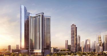 Жилой комплекс Aykon Heights с видом на гавань, водный канал и город, Business Bay, Дубай, ОАЭ