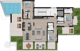 3-комнатный пентхаус 282 м² в городе Тиват за 3 500 000 €