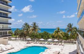 Современные апартаменты с видом на океан в резиденции на первой линии от пляжа, Сарфсайд, Флорида, США за $927 000