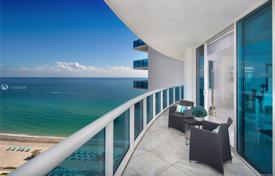 Комфортабельная квартира с видом на океан в резиденции на первой линии от пляжа, Холливуд, Флорида, США за $1 599 000
