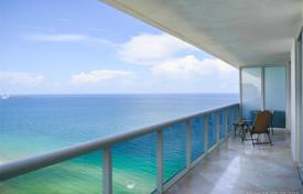 Комфортабельные апартаменты с видом на океан в резиденции на первой линии от пляжа, Халландейл Бич, Флорида, США за $850 000