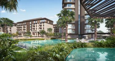 Новая резиденция Elara с бассейном и панорамным видом, Umm Suqeim, Дубай, ОАЭ