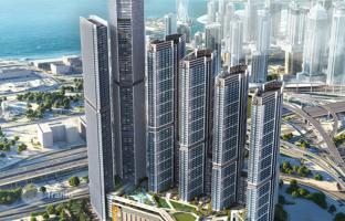 Новый проект Sobha Central The Mirage с бассейнами, садами и бизнес-центром, Дубай, ОАЭ за От $555 000
