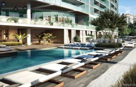 Комфортабельные апартаменты с террасой и видом на океан в здании с бассейнами и спа-салоном, Эджуотер, США за $1 850 000