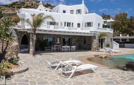 Элитная вилла с бассейном, зонами отдыха и тремя гостевыми домами в престижном районе, Миконос, Греция за 22 000 € в неделю