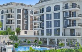 Новый пентхаус с балконами в резиденции с бассейнами, садом и фитнес-центрами, Оба, Турция за $348 000