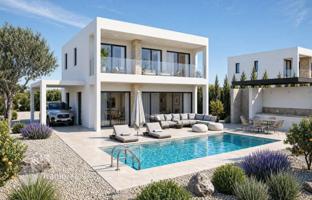 3 новые виллы в ЖК на пляже Морские Пещеры за От 1 280 000 €