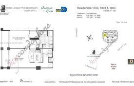 1-комнатные апартаменты в кондо 87 м² в Майами, США за $800 000