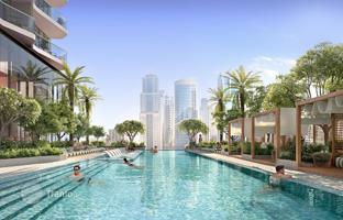 Новый комплекс меблированных апартаментов Rove Dubai Marina с бассейнами и зонами коворкинга в самом сердце района Dubai Marina, Дубай, ОАЭ за От $443 000