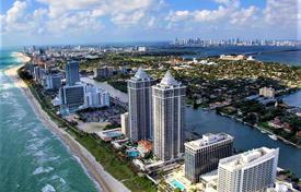 Трехкомнатная квартира с панорамным видом на океан и город в Майами-Бич, Флорида, США за $799 000